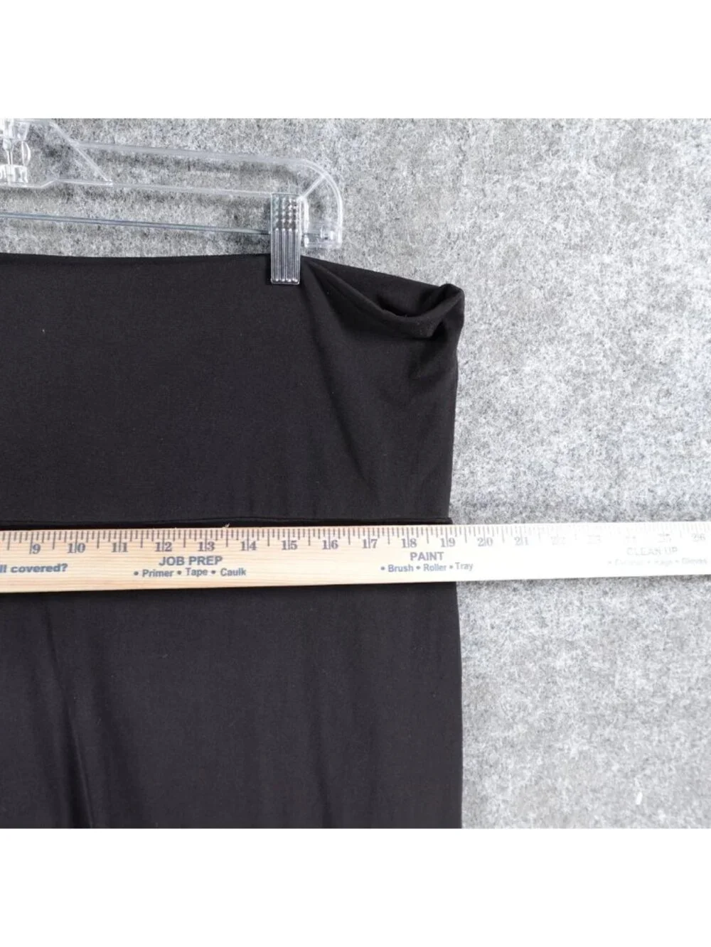 Collections ETC Maxi Skirt Womens XL R Black High-Waisted Jersey Stretch Pull On